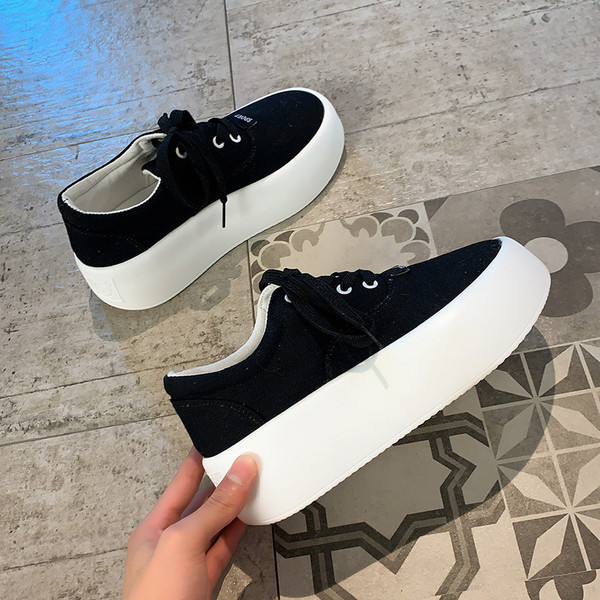 Casual γυναικεία αθλητικά παπούτσια με πλατφόρμα 5 cm