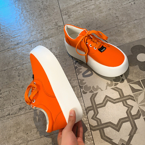 Casual γυναικεία αθλητικά παπούτσια με πλατφόρμα 5 cm