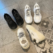 Casual γυναικεία αθλητικά παπούτσια με πλατφόρμα και κορδόνια 6 cm