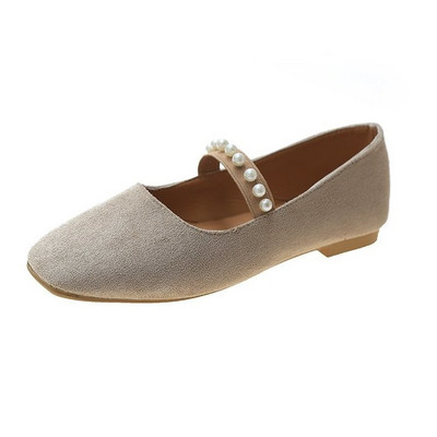 Modern női cipő gyöngy elemekkel