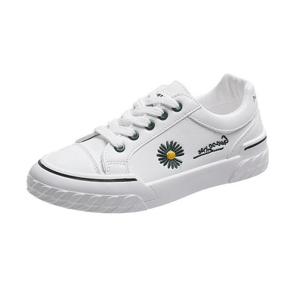 Női alkalmi tornacipő színes hímzéssel