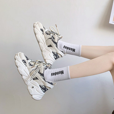 Naiste tossud 5 cm platvormi ja paeltega