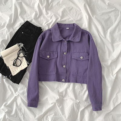 Uus mudel naiste lühike nööpidega jakk