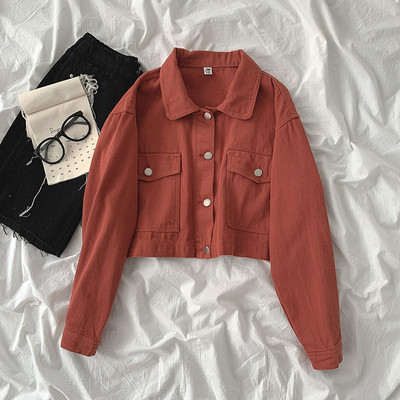 Uus mudel naiste lühike nööpidega jakk