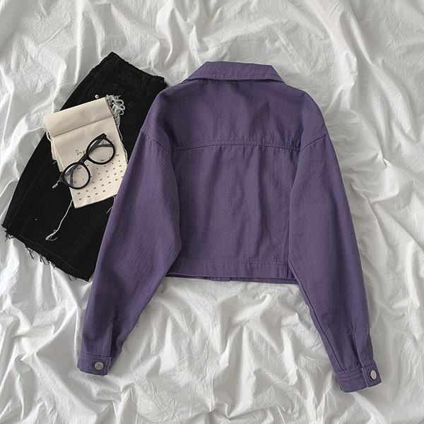 Uus mudel naiste lühike nööpidega jakk