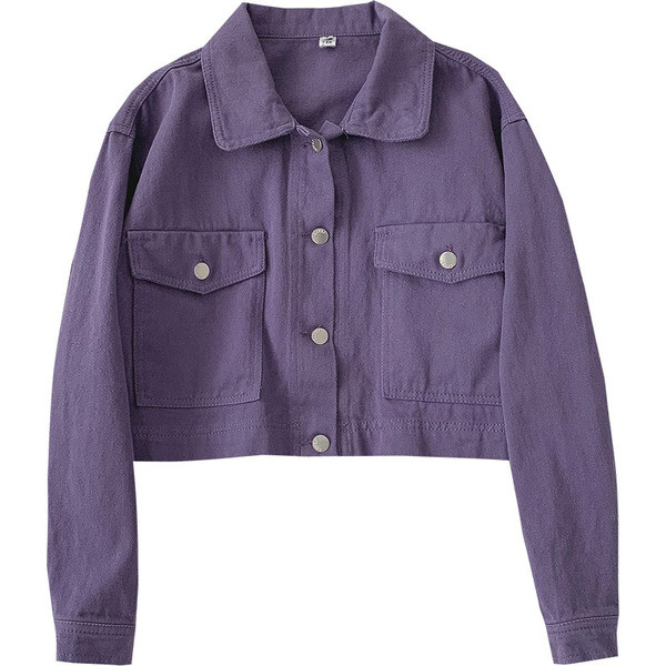 Uus mudel naiste lühike nööpidega jakk