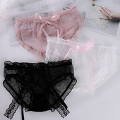 Комплект от три броя прозрачни бикини с панделка