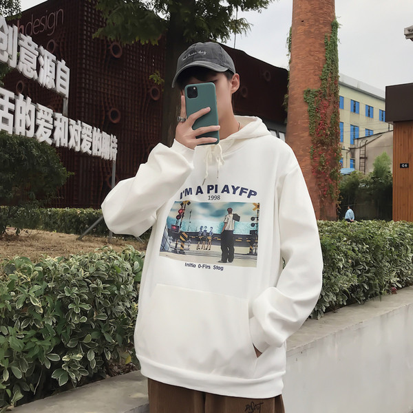 Ανδρικό φούτερ με εφαρμογή χρώματος