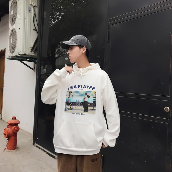 Ανδρικό φούτερ με εφαρμογή χρώματος