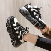 Γυναικεία casual αθλητικά παπούτσια με κορδόνια