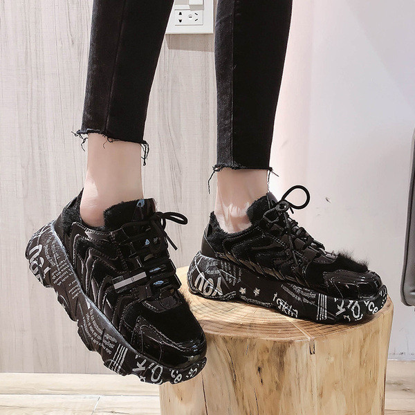 Γυναικεία casual αθλητικά παπούτσια με κορδόνια