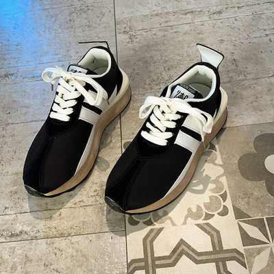 Casual γυναικεία αθλητικά παπούτσια κατασκευασμένα από έκο δέρμα με επίπεδη σόλα