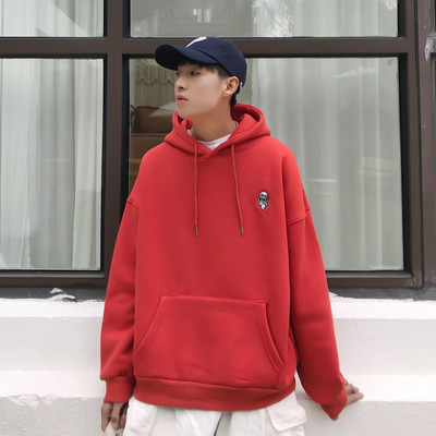 Široki muški sweatshirt s kapuljačom