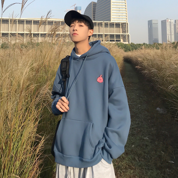 Široki muški sweatshirt s kapuljačom