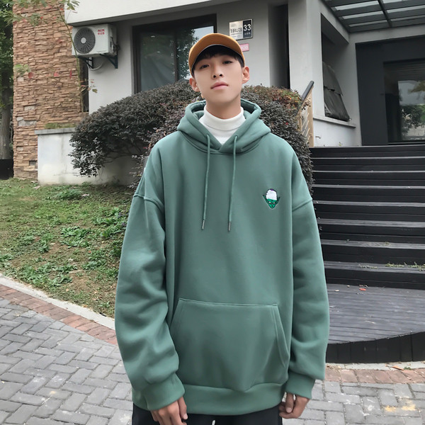 Široki muški sweatshirt s kapuljačom