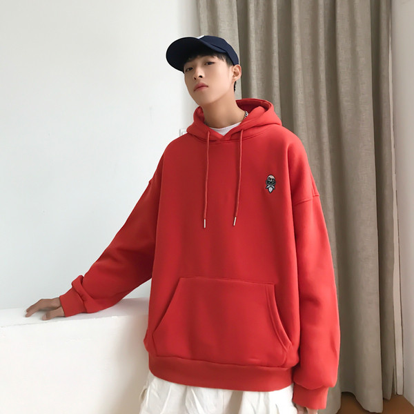 Široki muški sweatshirt s kapuljačom