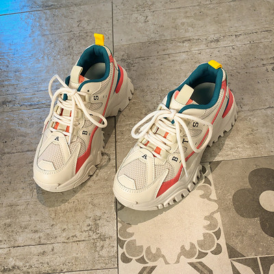 Γυναικεία casual αθλητικά παπούτσια με τραχιά σόλα