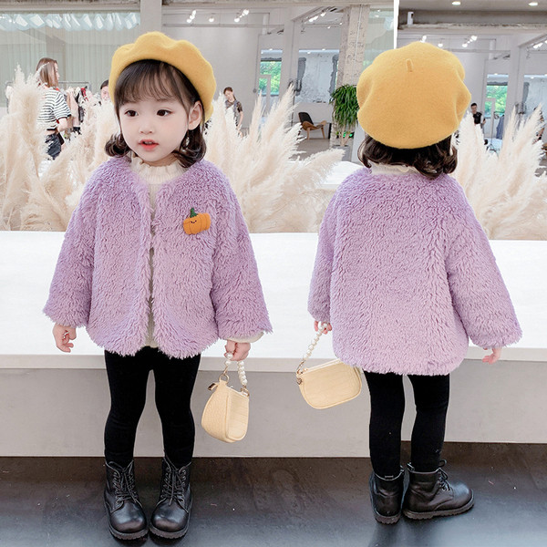 Modern gyerek kabát 3D elemmel