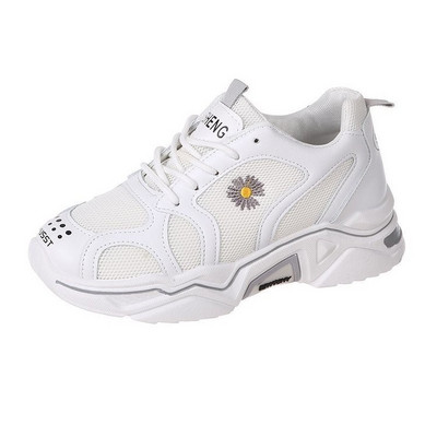 Γυναικεία casual αθλητικά παπούτσια με χρωματιστό κέντημα