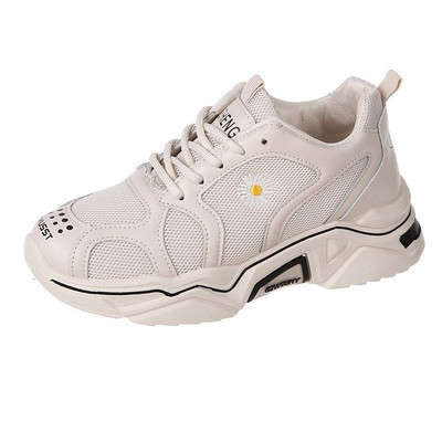 Γυναικεία casual αθλητικά παπούτσια με χρωματιστό κέντημα