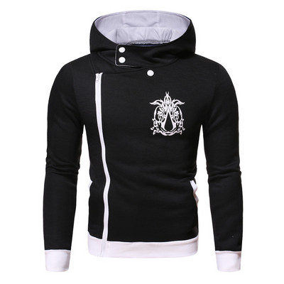 Muška majica s kapuljačom i kopčanjem sa strane