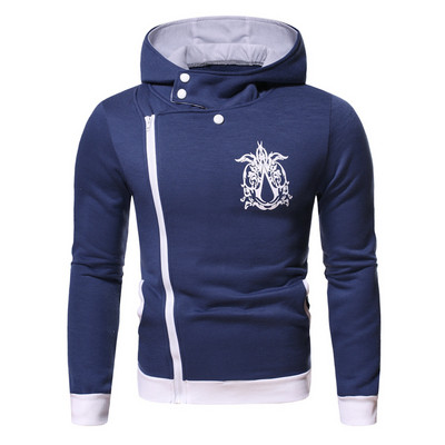 Muška majica s kapuljačom i kopčanjem sa strane