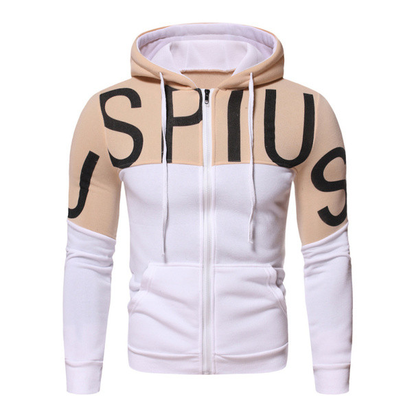 Ανδρικό αθλητικό φούτερ με κουκούλα και επιγραφή