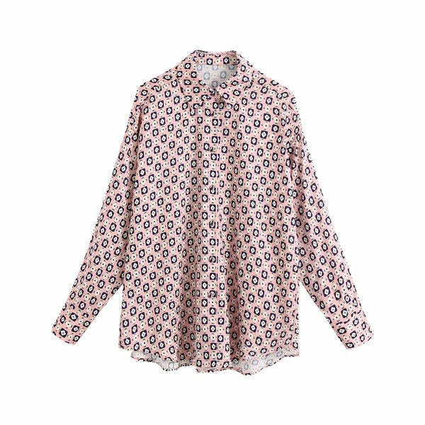 Klassikaline roosa mustriga särk