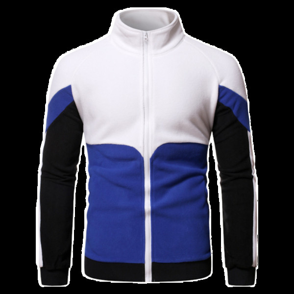 Ανδρικό σπορ ούτερ και γιακά και φερμουάρ