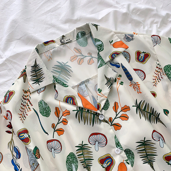 Naiste värviline klassikalise kraega särk