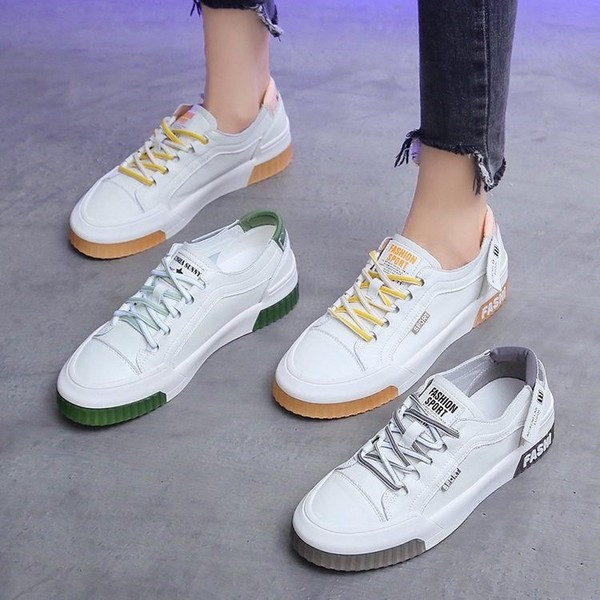 Casual γυναικεία αθλητικά παπούτσια με επίπεδη σόλα