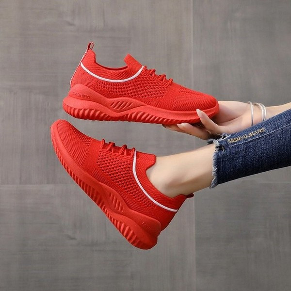 Γυναικεία αθλητικά καθξμερινά παπούτσια με πλέγμα