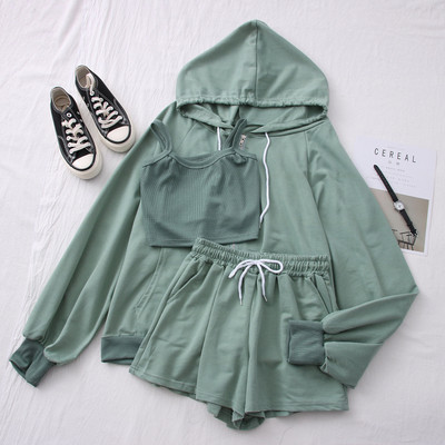 Σπορ καθημερινό γυναικείο σετ σε τρία μέρη