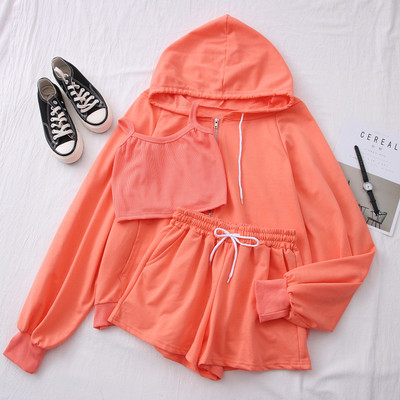 Σπορ καθημερινό γυναικείο σετ σε τρία μέρη