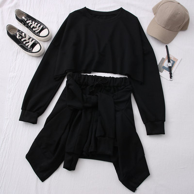 Naiste igapäevane komplekt kahest osast - seelik ja pluus