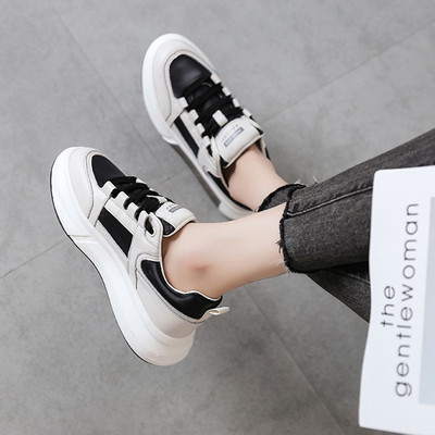 Αθλητικά και καθημερινά γυναικεία πάνινα παπούτσια με παχιά σόλα