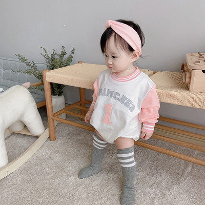 Uut mudelit pikkade varrukate ja pealdisega beebibody tüdrukutele