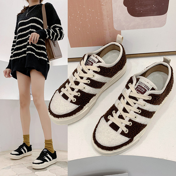 Casual γυναικεία αθλητικά παπούτσια με κορδόνια