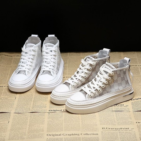 Γυναικεία αθλητικά πάνινα παπούτσια με δίχτυ