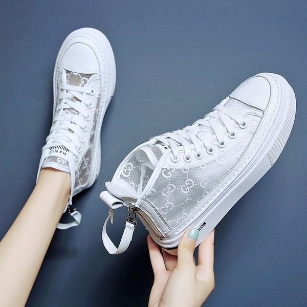 Γυναικεία αθλητικά πάνινα παπούτσια με δίχτυ