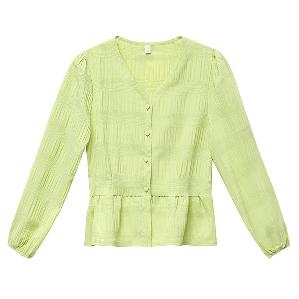 Alkalmi női ing spitz nyakkivágással