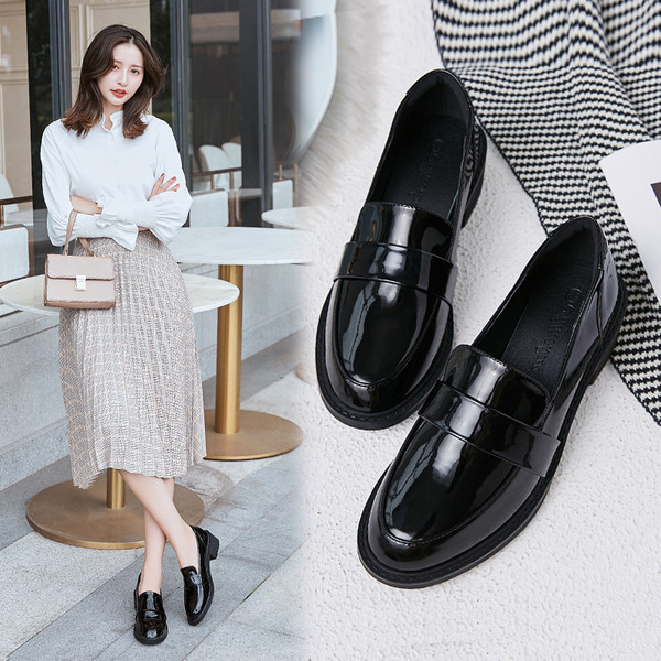 Női alkalmi cipő két színben - sima modell