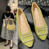 Naiste moodsad pandlaga kingad - valmistatud ökonahast