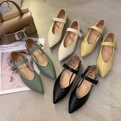 Ženske kožne casual cipele model na špic