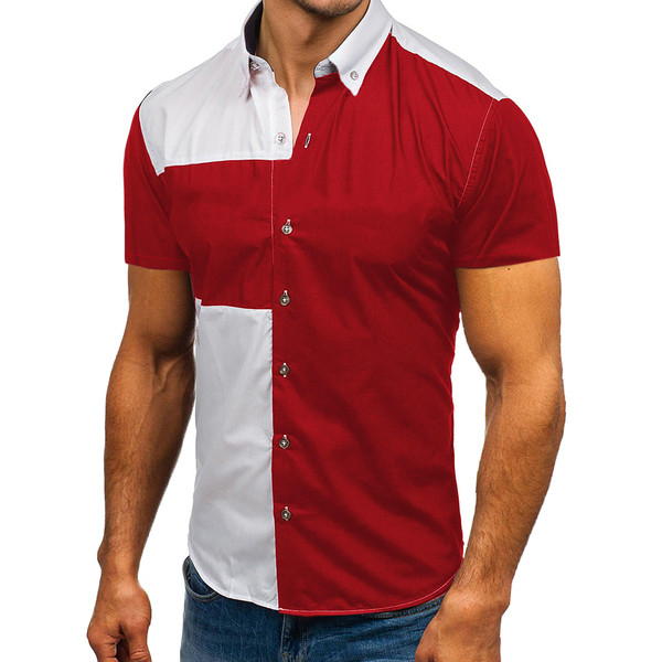 Praegune meeste särk lühikeste varrukate ja nööpidega