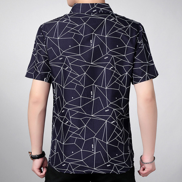 Alkalmi férfi ing klasszikus galléros sima modellel