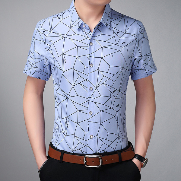 Alkalmi férfi ing klasszikus galléros sima modellel