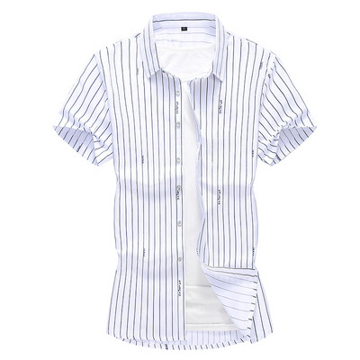 Férfi alkalmi csíkos ing sima modell