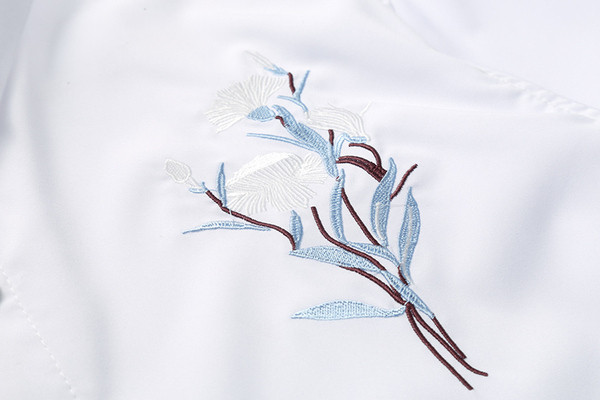 Kaasaegne meeste särgi mudel tikanditega