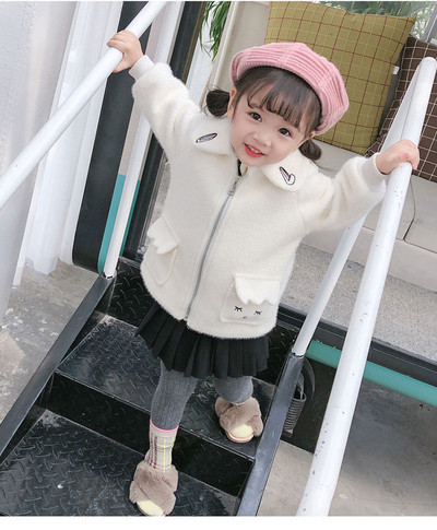 Sügisene lukuga laste jope tüdrukutele